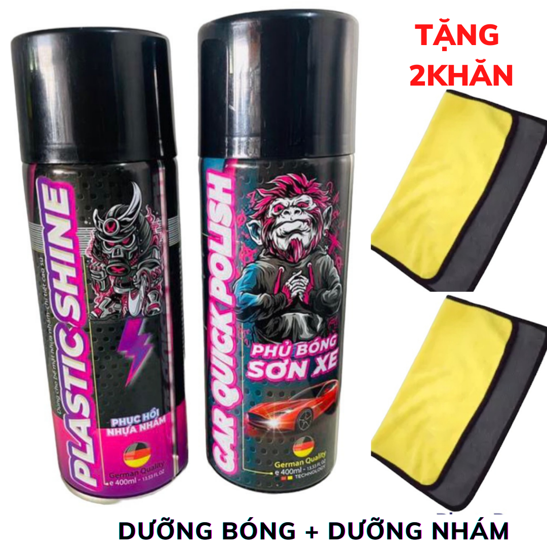 Dưỡng bóng Phủ bóng sơn xe Sprayking