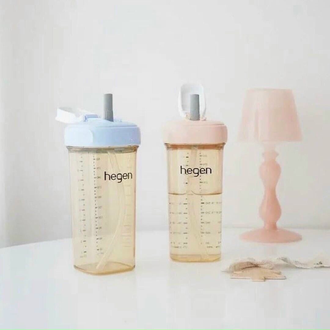 Bình tập uống có ống hút Hegen 330ml [Chính hãng]