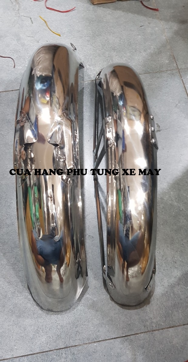 Bộ 2 dè trước - sau xe 67 inox 304 cao cấp - Lắp ráp dễ dàng - Sản phẩm chất lượng
