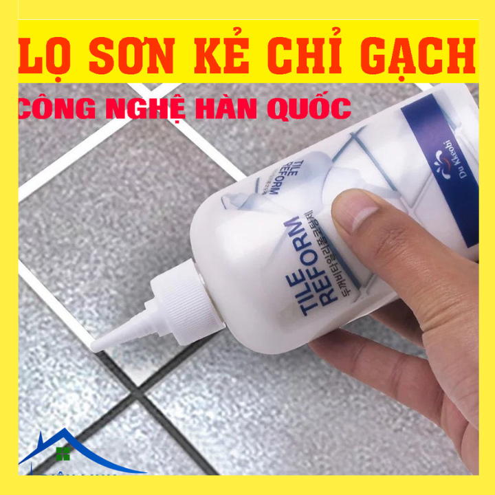 Lọ sơn chỉ gạch công nghệ hàn quốc 280ml, sơn chít ron gạch