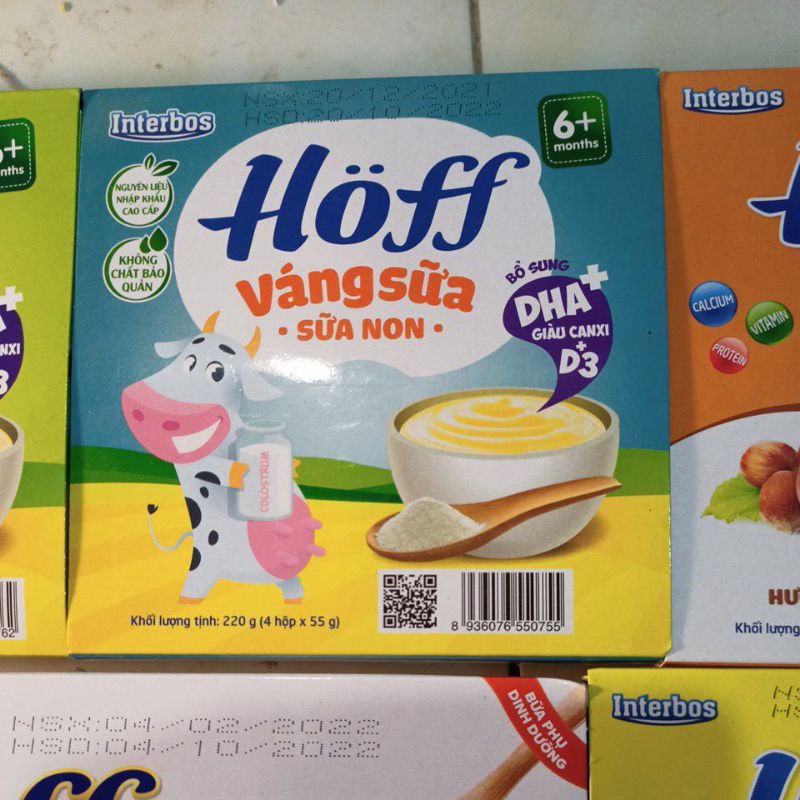 VÁNG SỮA HOFF VỊ VANI/ HẠT DẺ 100G, VIỆT NAM SX
