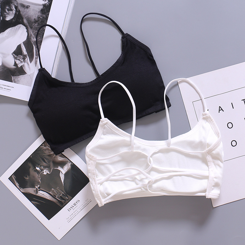 Hcm áo bra gân tăm cotton cao cấp tôn dáng xinh - áo bra 3 dây tôn dáng xinh - nhshop