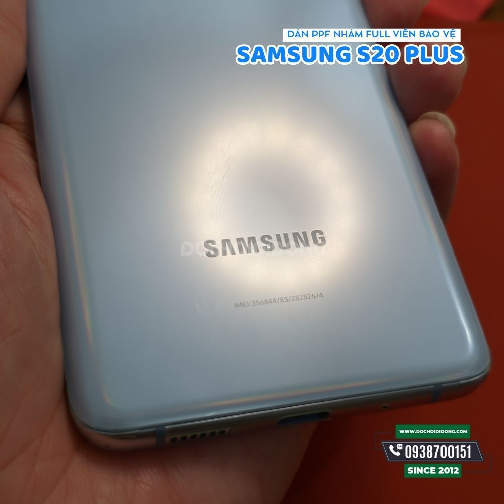 [HCM]Miếng dán PPF Samsung S20+ Plus trong nhám đổi màu