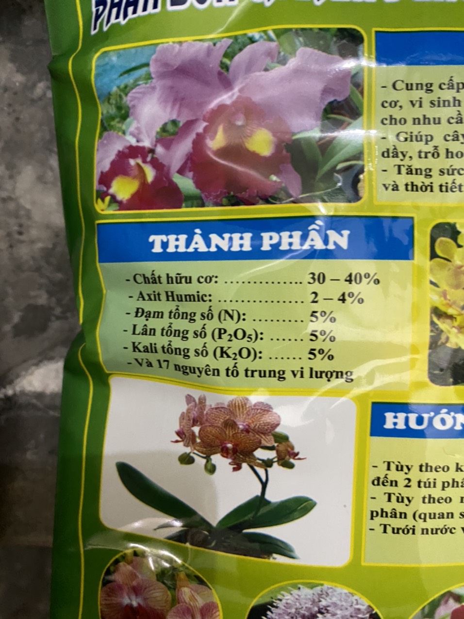 Phân tan chậm chuyên dùng cho phong lan