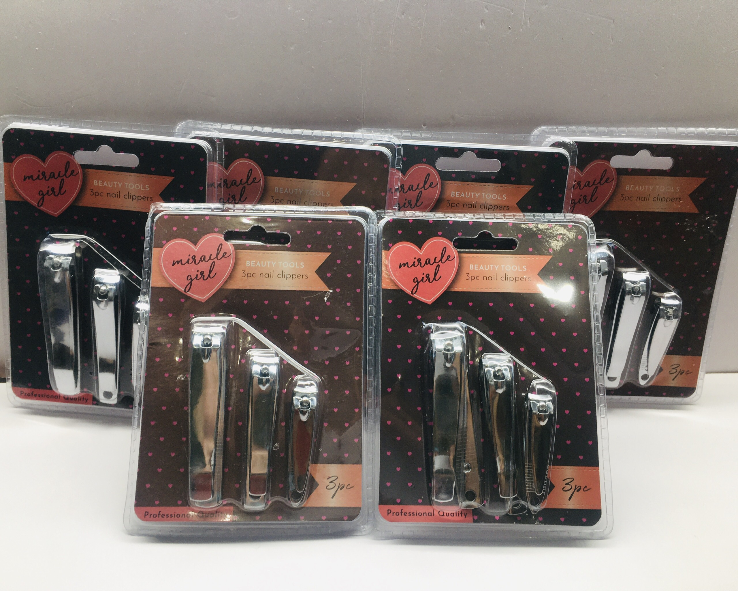 Bộ cắt móng 3 món Beauty Tools 3pc nail clippers [Hàng Mỹ]