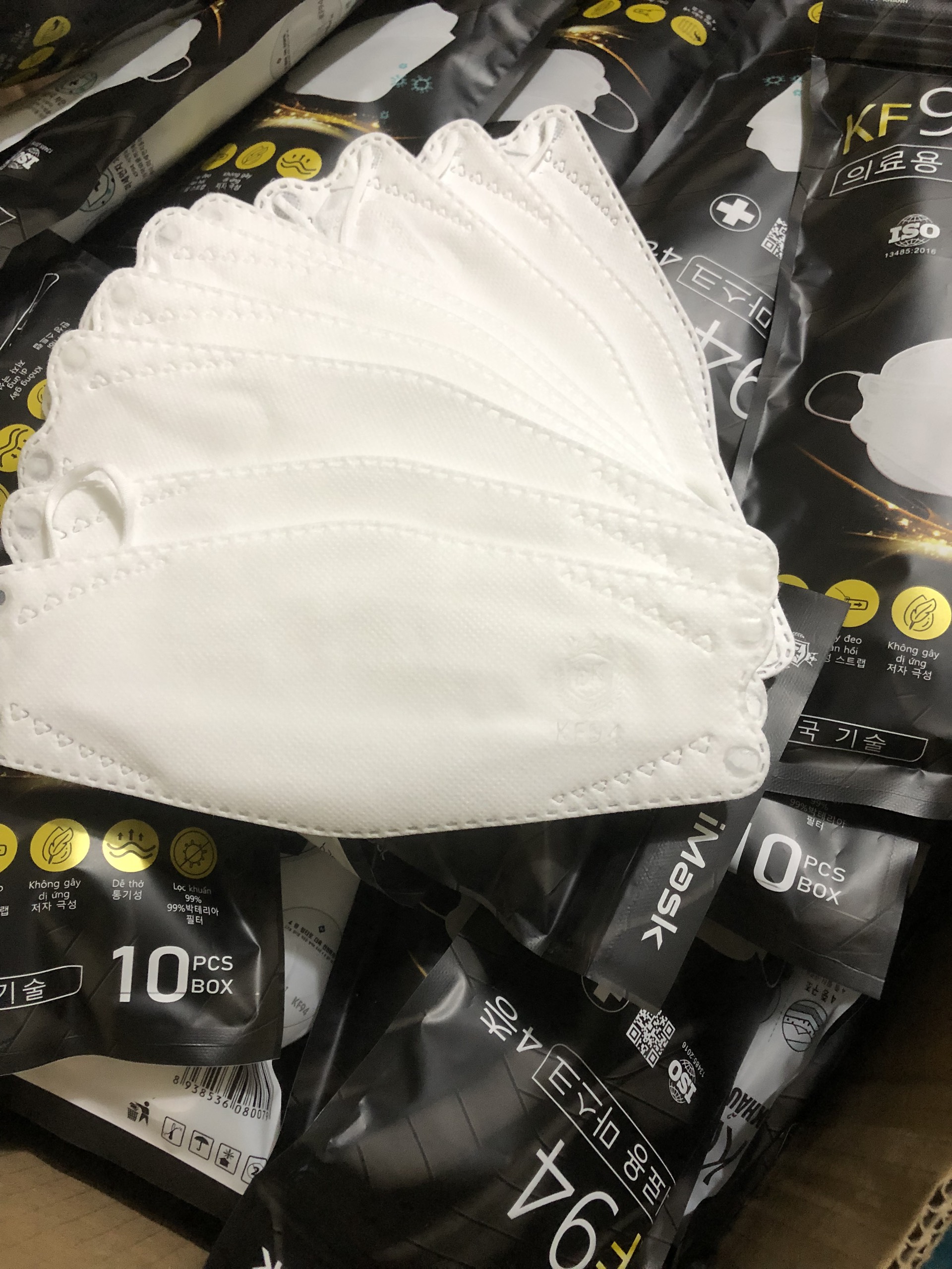 Sỉ thùng khẩu trang Kf 94 tiêu chuẩn Hàn Quốc ,  !!!