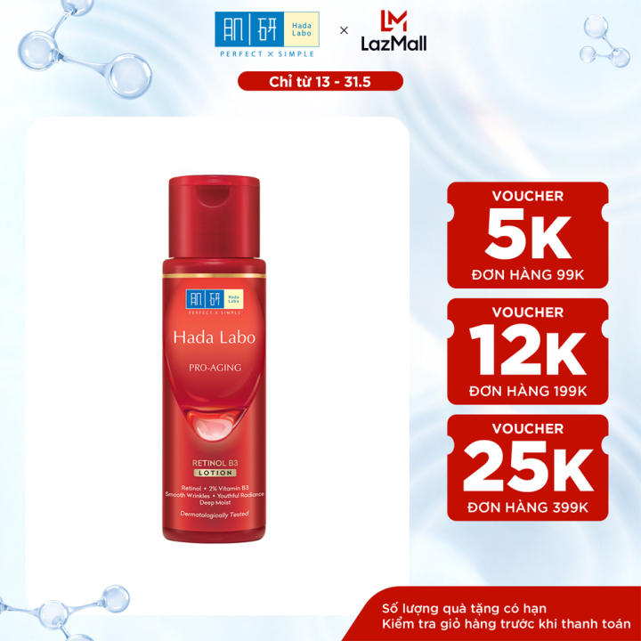 Dung dịch cải thiện lão hóa Hada Labo Pro-Aging Retinol B3 Lotion 170ml