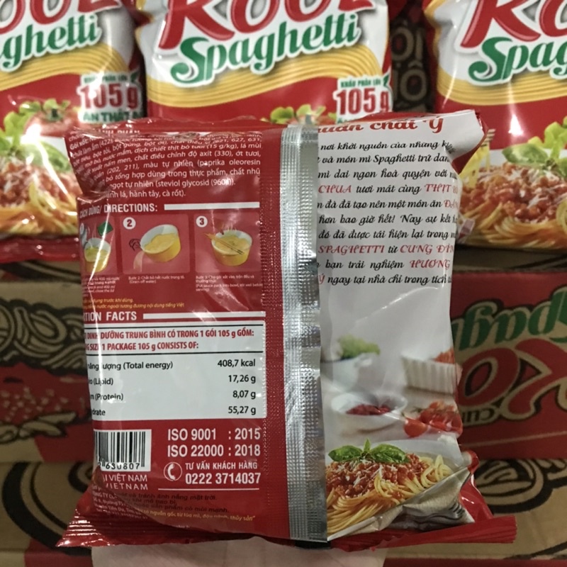 Mì Trộn Cung Đình Kool Spaghetti gói 105g
