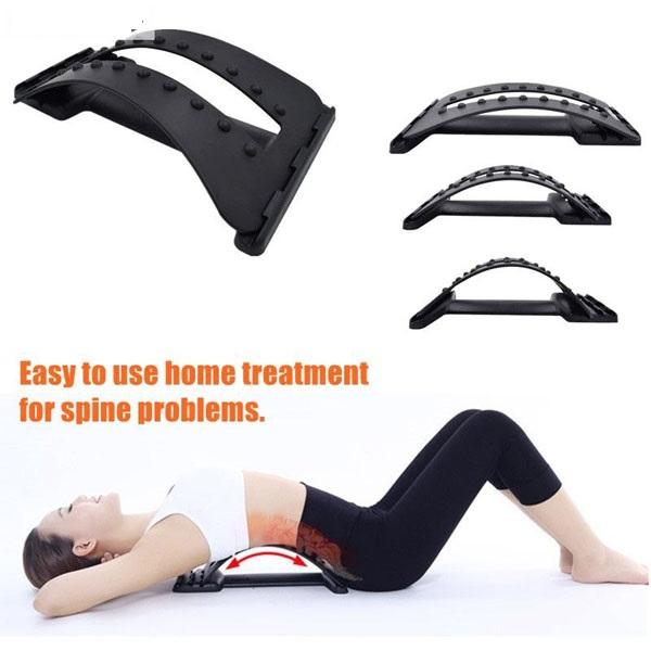 Thiết bị tập lưng cổ và massage lưng cổ tại nhà giúp kéo giãn cột sống, lưu thông máu - Dung cu tap lung co va mat xa tai nha cho nam va nu