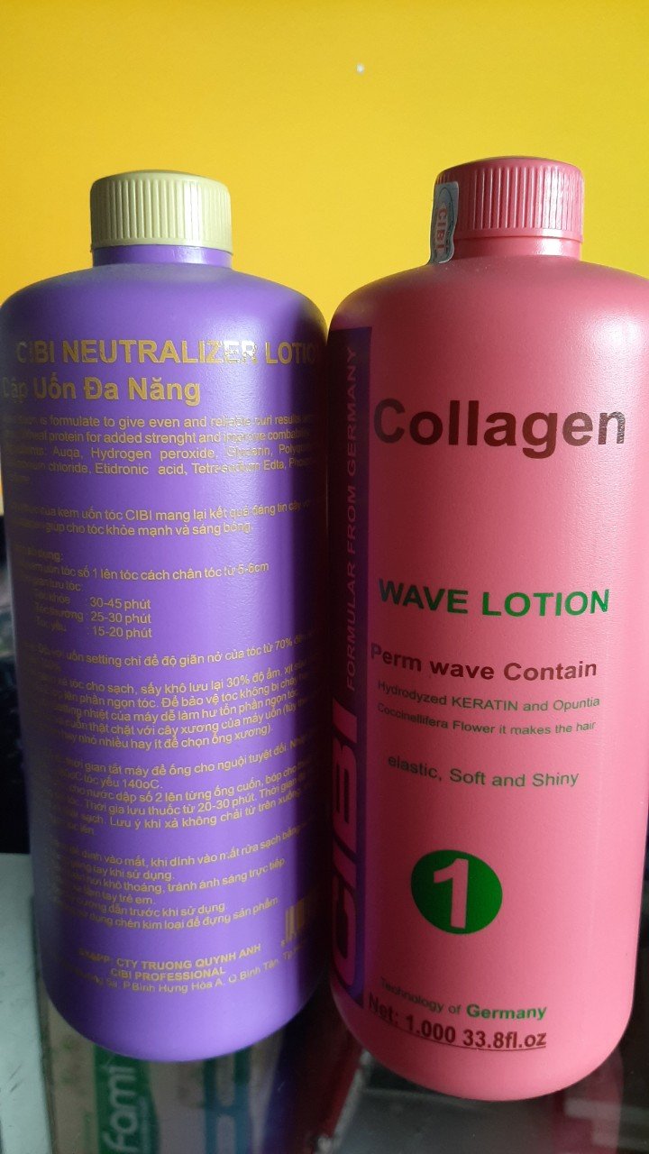 [HCM]Thuốc uốn lạnh collagen Cibi 1000ml x 2