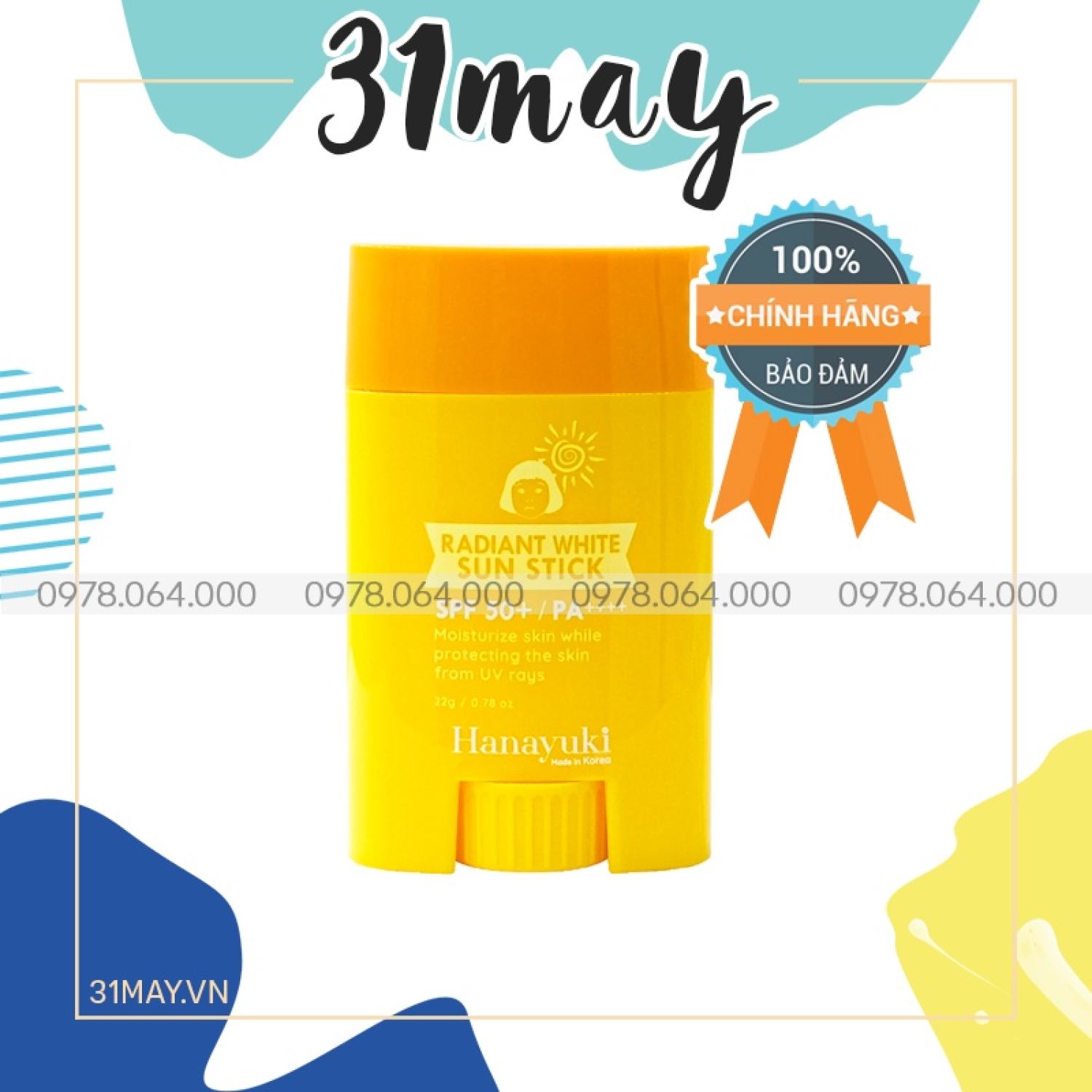 Sáp Chống Nắng Hanayuki Chính Hãng