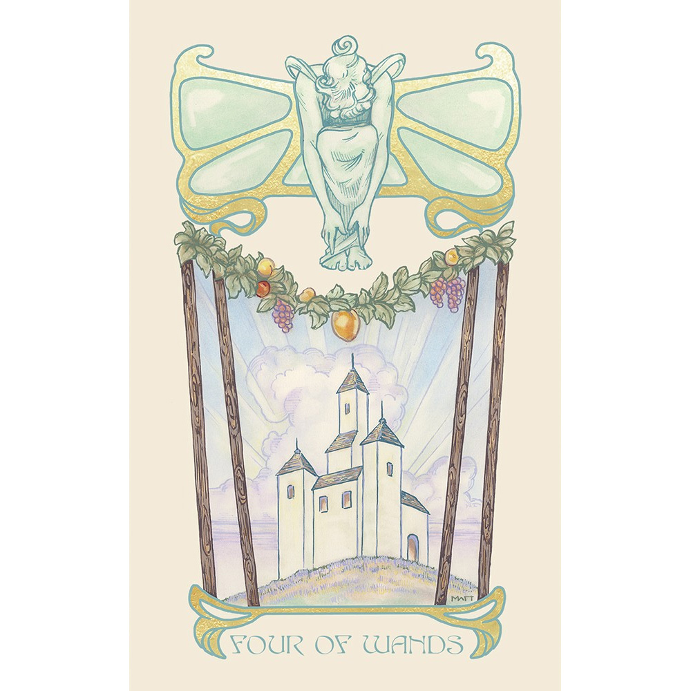 Bộ Bài Ethereal Visions Illuminated Tarot (Mystic House Tarot Shop) - Bài Gốc Authentic Chính Hãng 100%