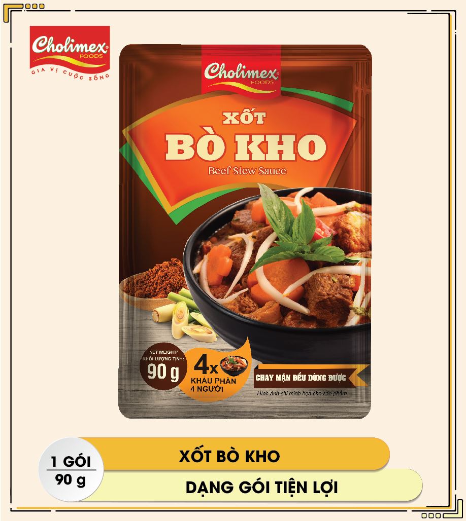 Xốt nấu bò kho Cholimex