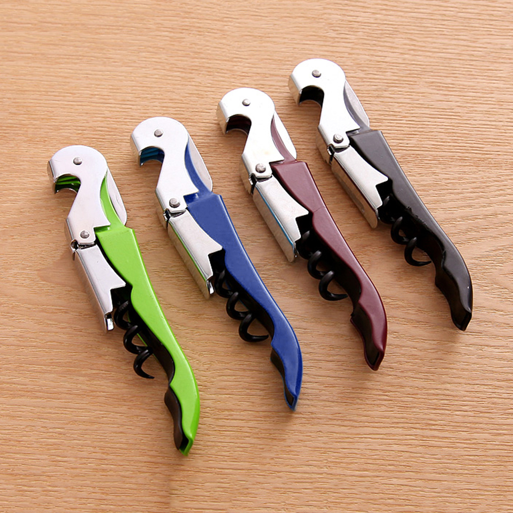Foldable Multi-Function Wine Bottle Cap Opener Corkscrew