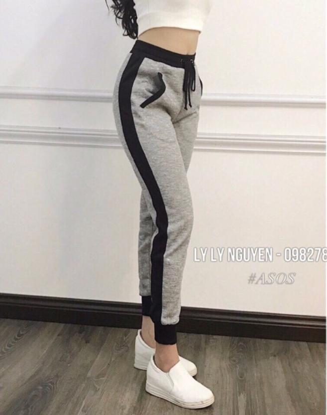 Quần jogger nữ Chất liệu : thun da cá Size : free size Xưởng nhận ship hàng toàn quốc