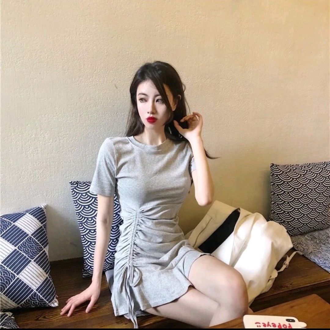 [ Chuyên sỉ ] Váy Đầm body đuôi cá rút dây eo Siêu Hot - FREESHIP