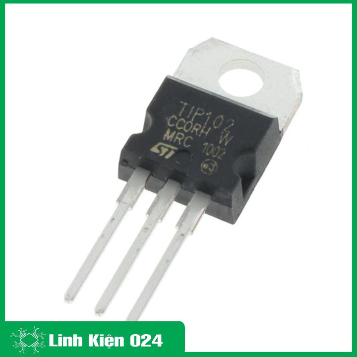 Transistor TIP102 TO-220 kiểu chân NPN 100V-8A