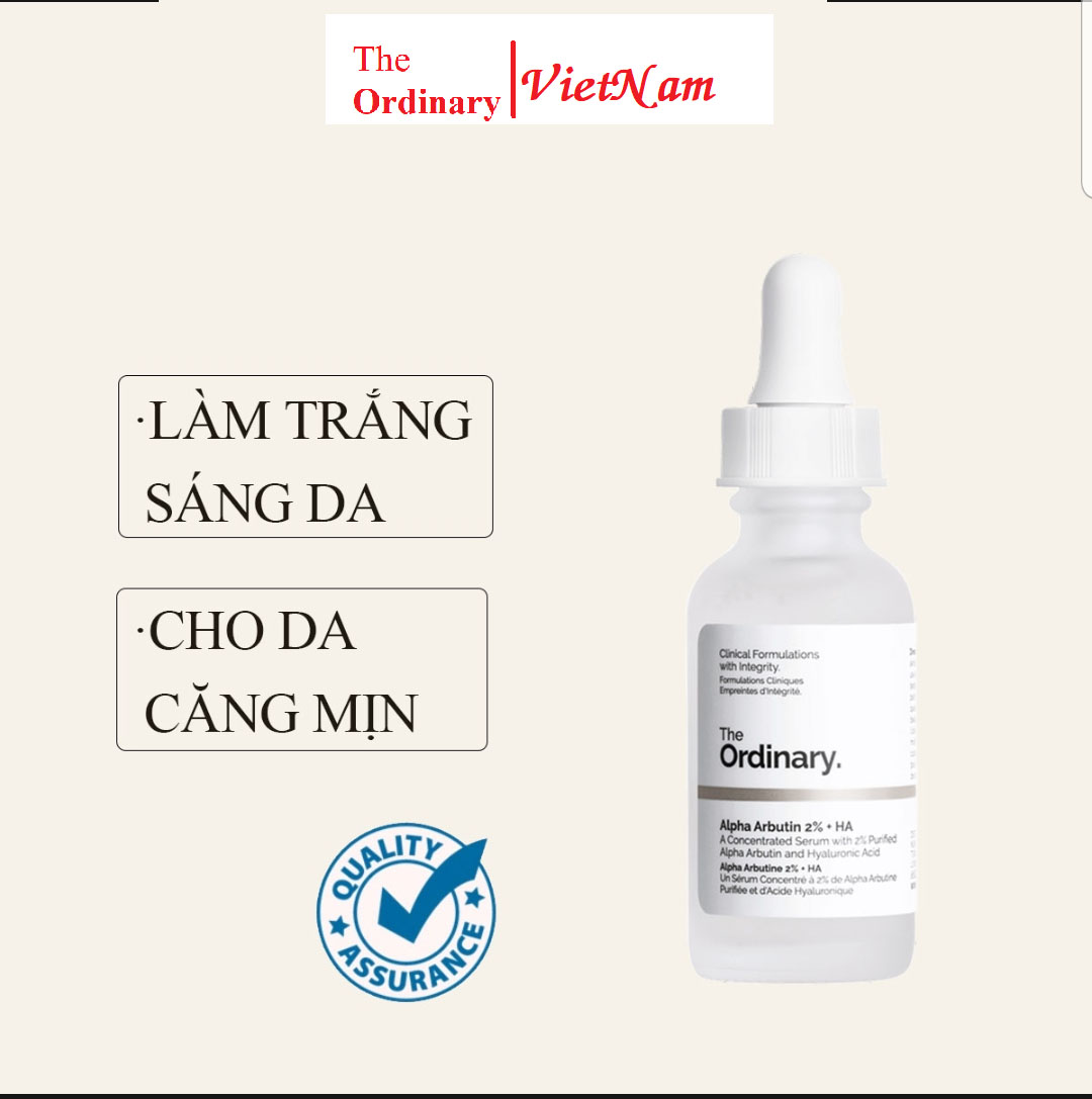 [HN] Serum The Odinary Alpha Arbutin 2% + HA 30ml Làm Trắng Da,Dịu Da