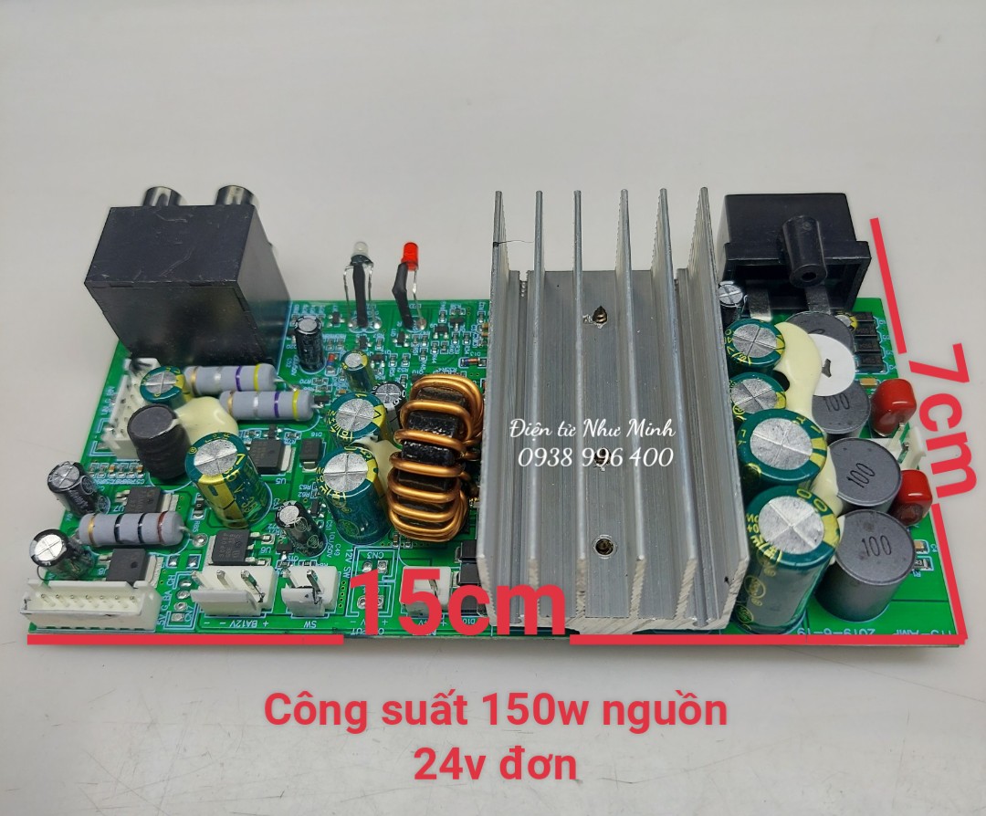 Bo công suất 150w max - nguồn dc 20~25v