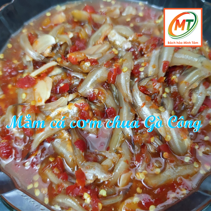 Mắm cá cơm chua _ Đặc sản vùng biển Gò Công (450g / hủ)