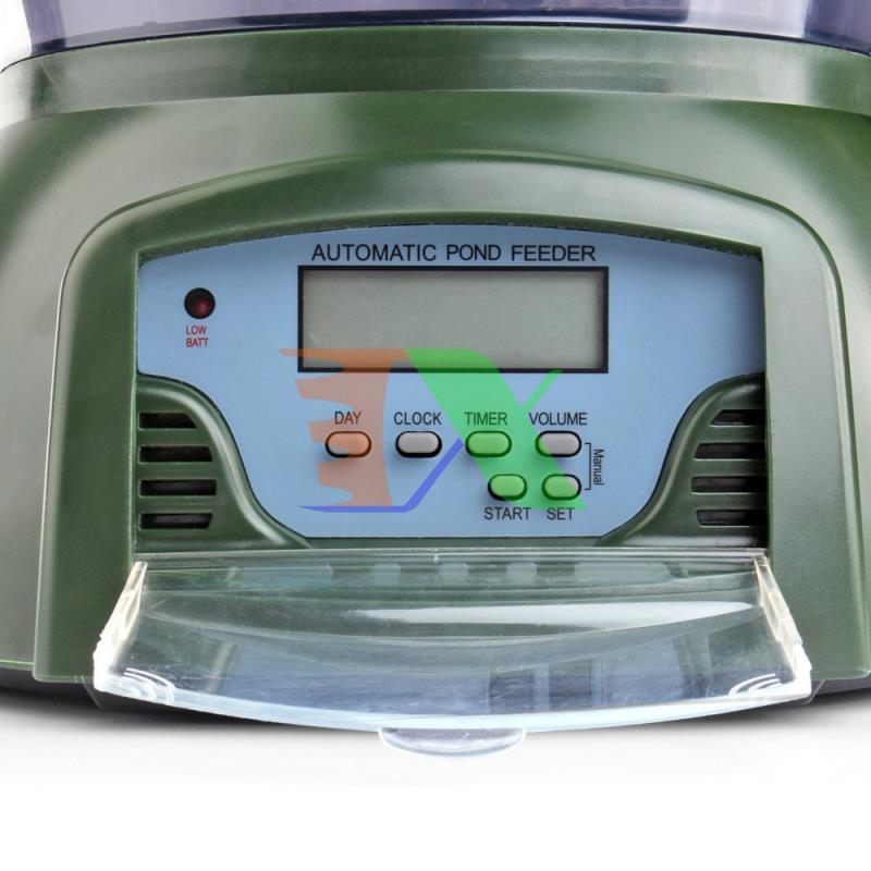 Automatic fish feeding machine PFF-01, Automatic fish feeding machine with 4lit capacity (4l), Coi fish feeding machine, Big fish feeding machine
