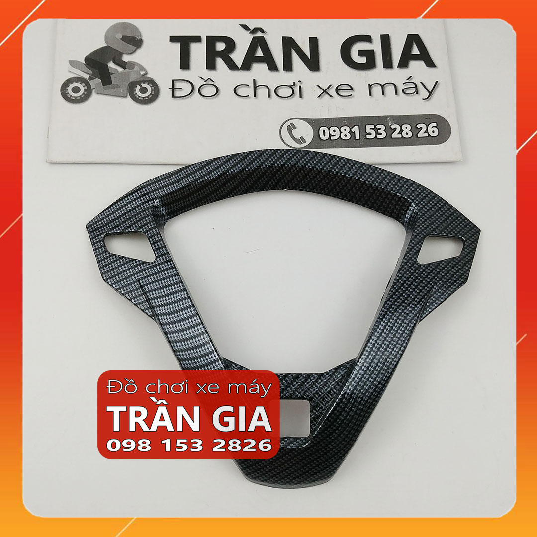 Ốp viền mặt đồng hồ xe lead năm 2017-2018-2019-2020-2021 xi inox - phụ kiện trang trí honda lít