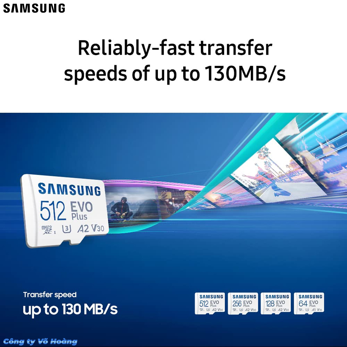 Thẻ nhớ MicroSD 256GB Samsung Evo Plus - MicroSDXC U3 A2 V30