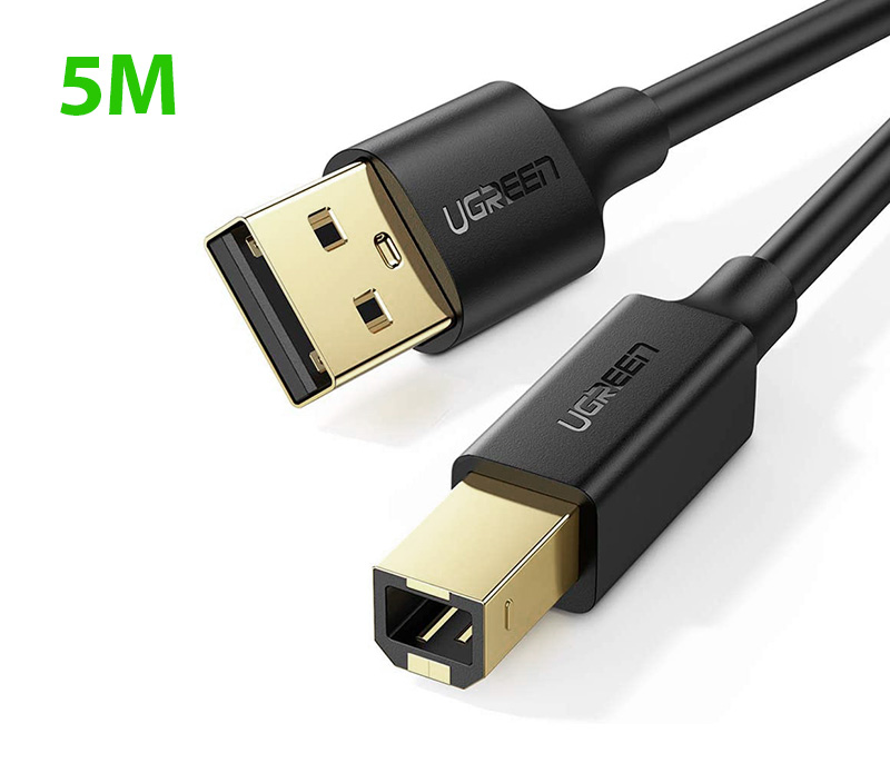 Cáp máy in USB 2.0 cao cấp dài 5M Ugreen 10352