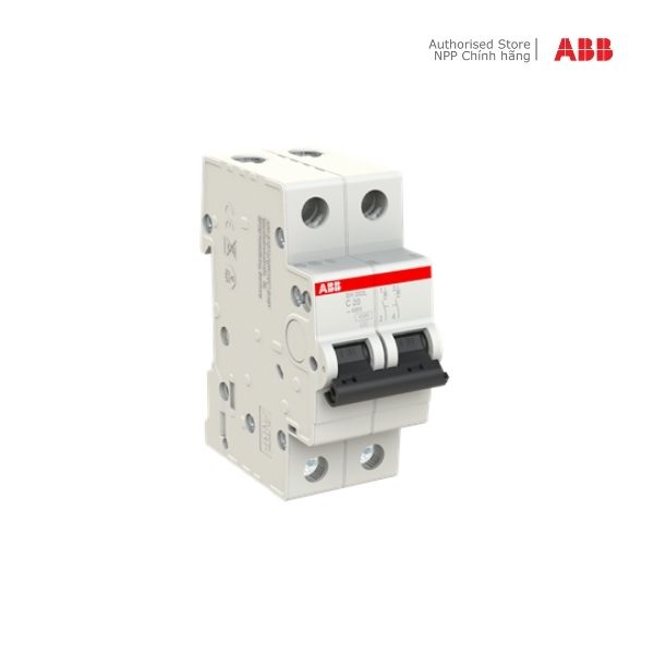 Cầu dao tự động ABB MCB 2P 20A 4,5kA (SH202L-C20)