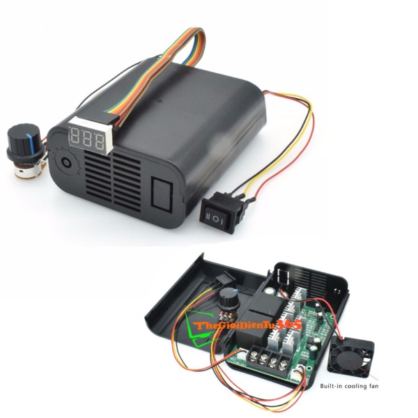 BỘ ĐIỀU KHIỂN TỐC ĐỘ VÀ ĐẢO CHIỀU ĐỘNG CƠ PWM DC 10V-55V 60A