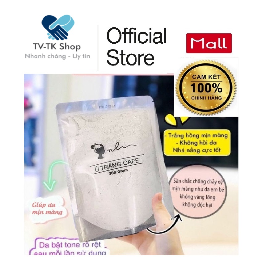 Ủ trắng dưỡng da cà phê cao cấp 300gr - mẫu mới