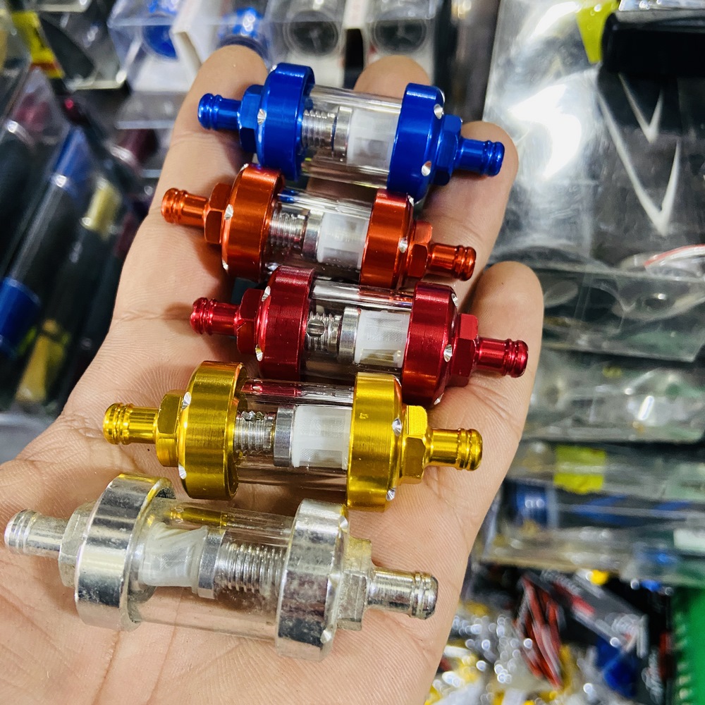 Lọc xăng thủy tinh cho xe máy