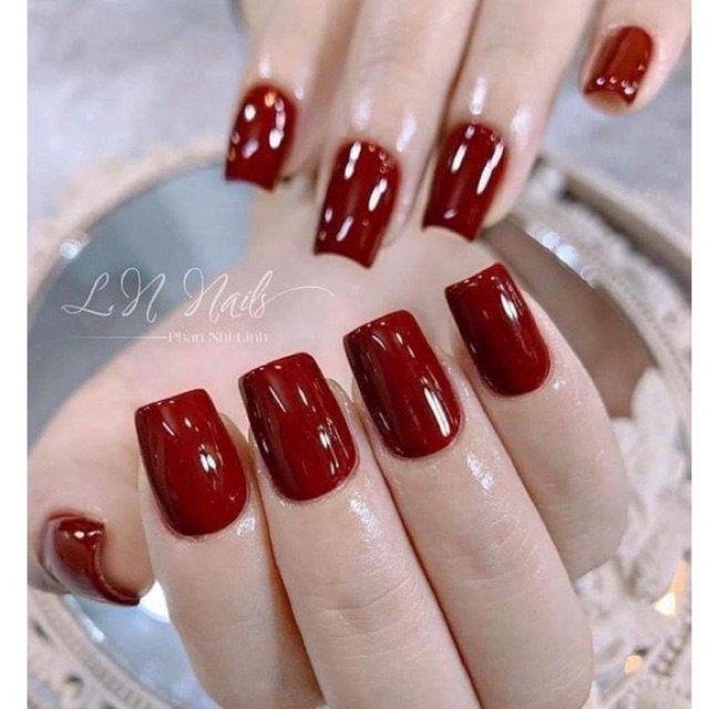 Móng úp hạt na tròn Hàn siêu HOT