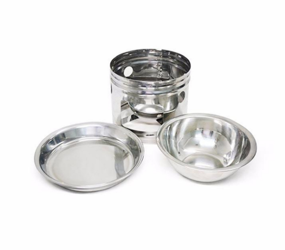 [HCM]Bộ Nồi Lẩu Bếp Cồn Inox Một Người
