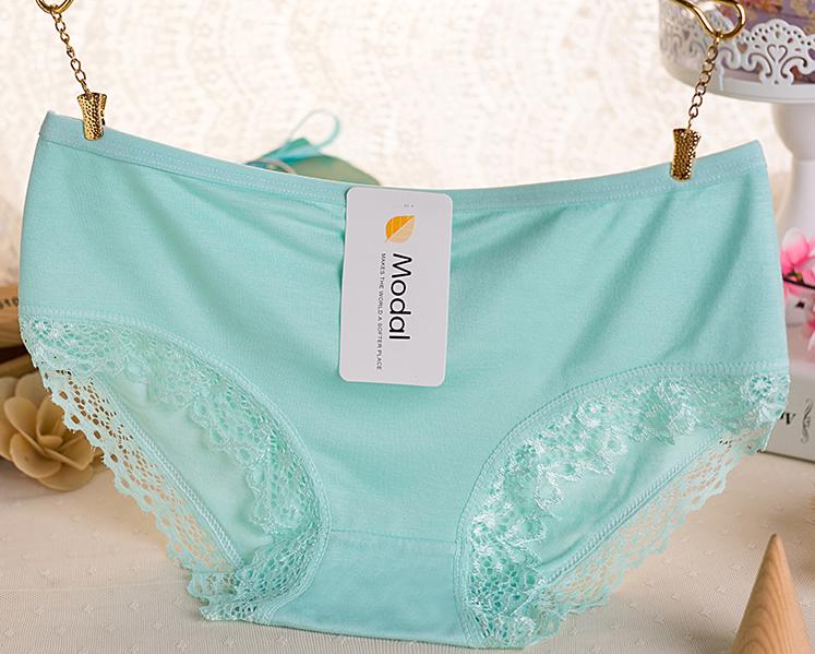 Quần lót nữ cotton viền ren Modal