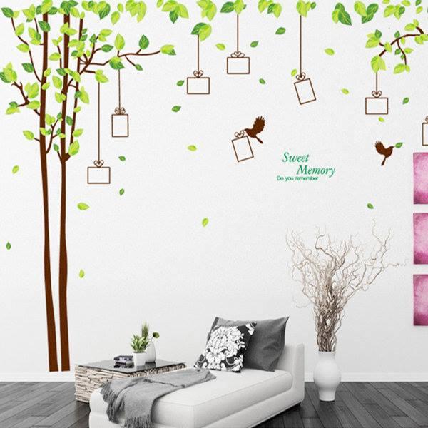 Decal trang trí dán tường cành cây photo