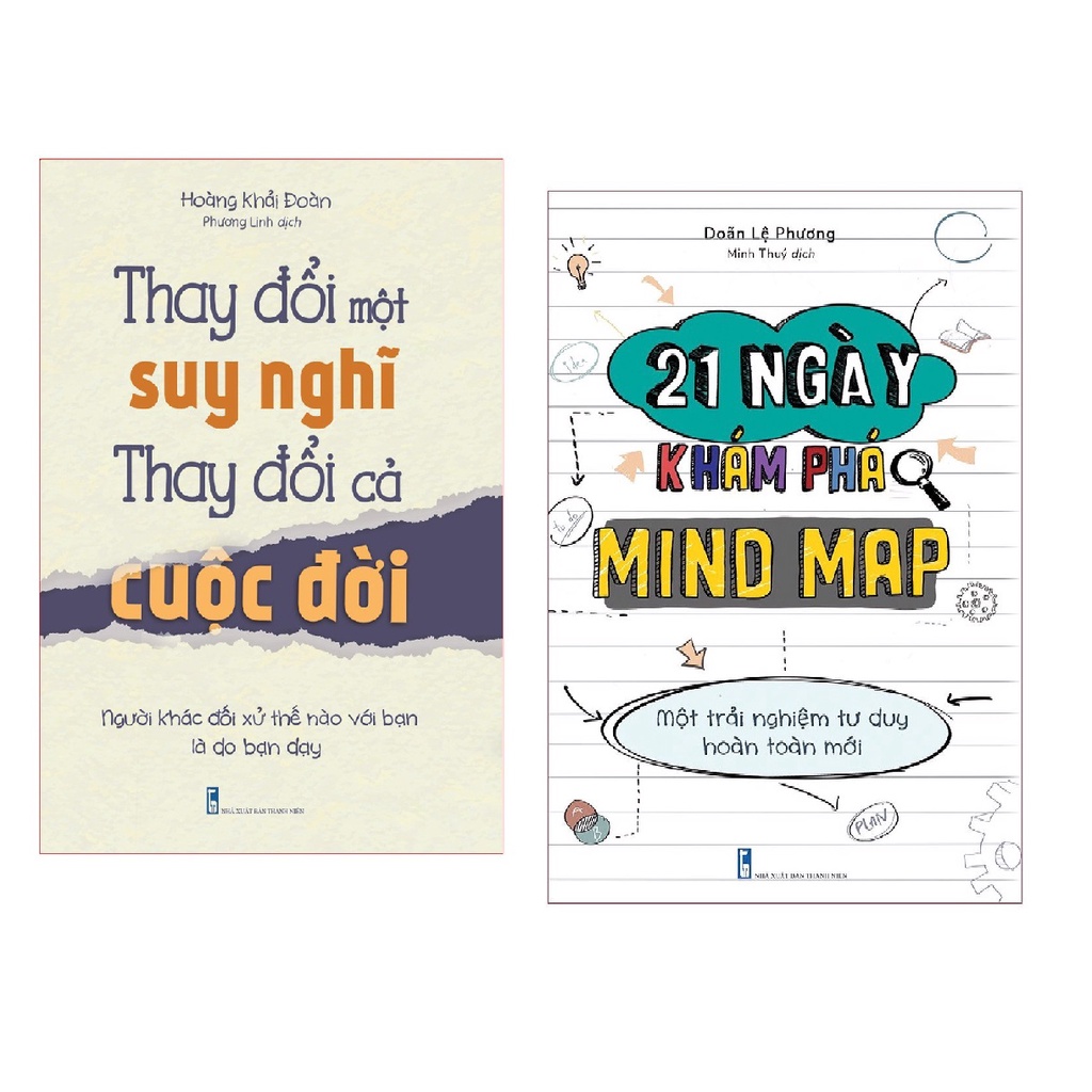 Sách: Thay Đổi Một Suy Nghĩ Thay Đổi Cả Cuộc Đời + 21 Ngày Khám Phá Mind Map (Phân Loại)