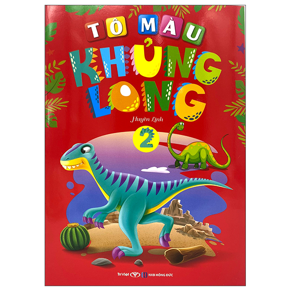 Fahasa - tô màu khủng long - tập 2