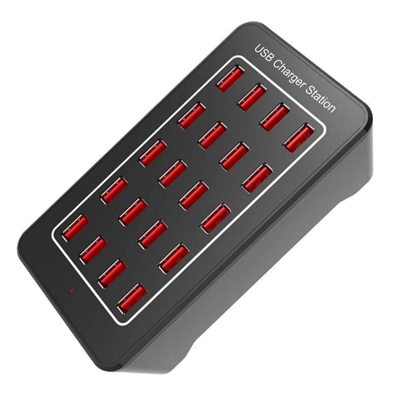 Bộ Sạc Hub Cổng Usb 100W 20 Cổng( Portable phone charger HUB 150W 30 USB)