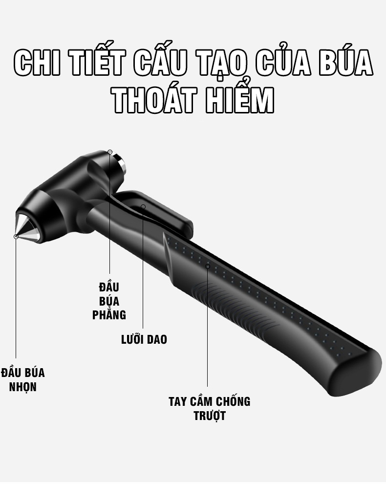 Multifunctional car emergency break hammer car emergency emergency escape tools
