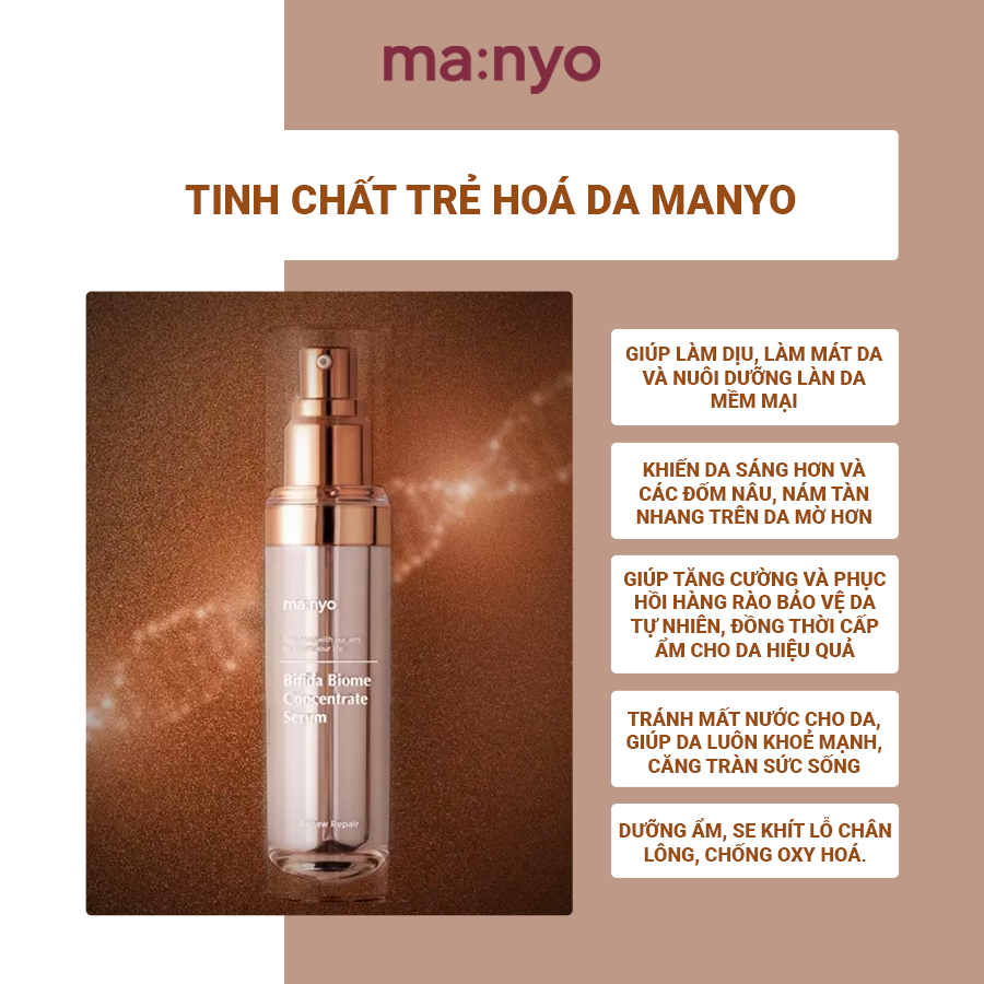 Tinh Chất Trẻ Hoá Da Manyo BIFIDA BIOME CONCENTRATE SERUM 35ml