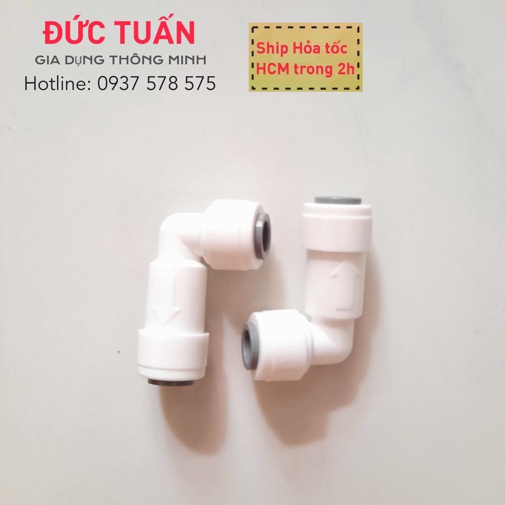 Van 1 chiều máy lọc nước ro - co vuông 2 đầu dây phi 6
