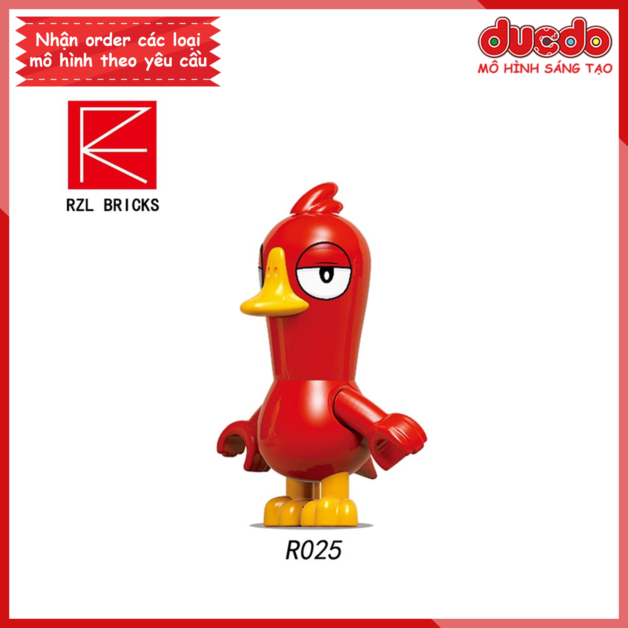 Minifigures nhân vật trong game goose goose duck - đồ chơi lắp ghép xếp hình mini mô hình rzl0006 r025 - 032
