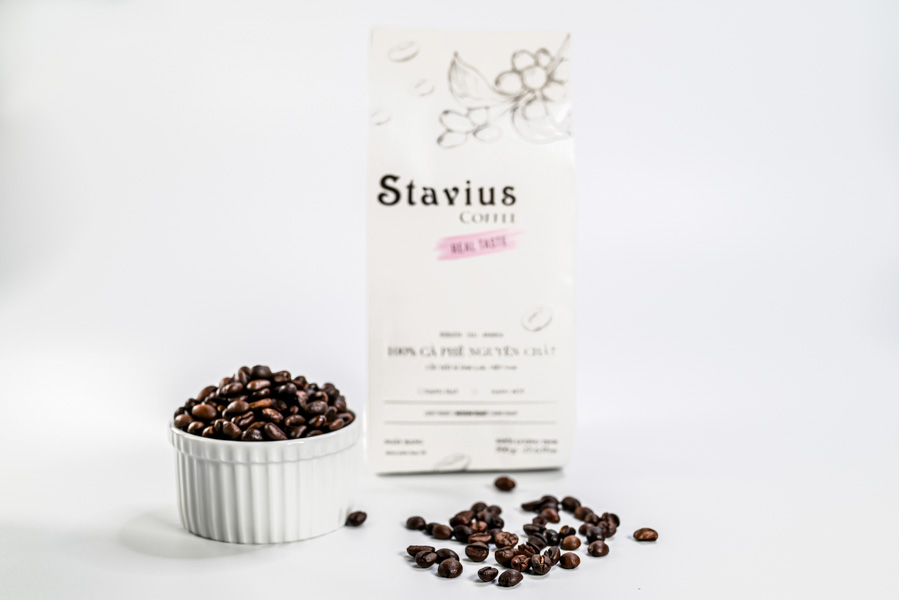 Stavius Coffee Real Taste 500g - Dạng Hạt