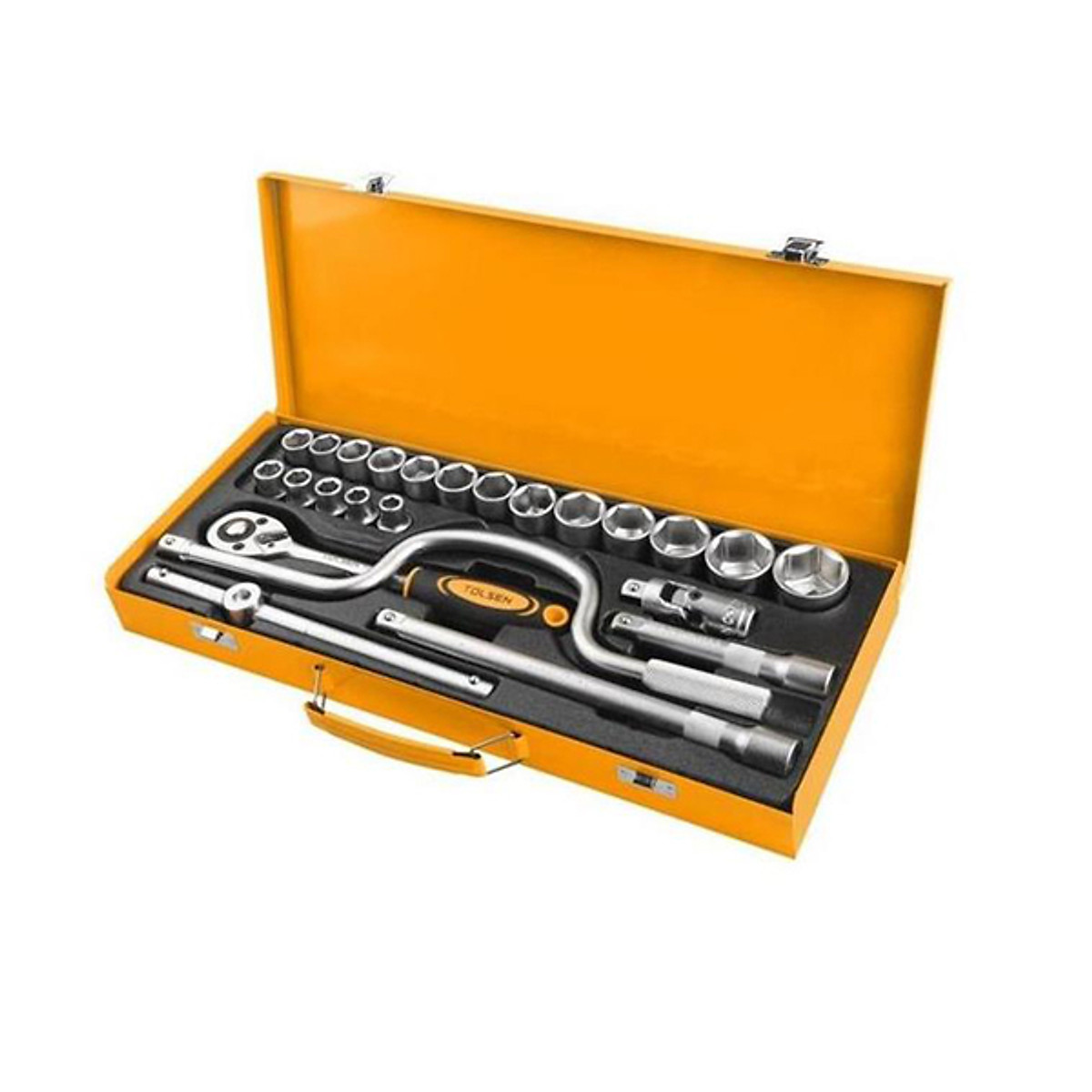 Bộ Đầu Típ 24 Món Tolsen 15141 (1/2'') - Vàng