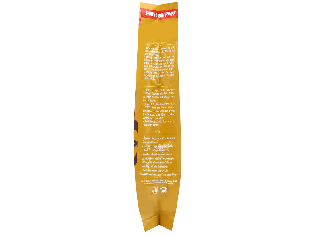 Combo 2 bịch Cà phê H"ren Hoàng Anh Phát số 1 500g (màu vàng 1 kg)