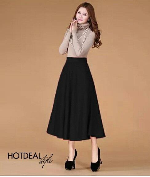 [HCM]Chân váy dài tiểu thư