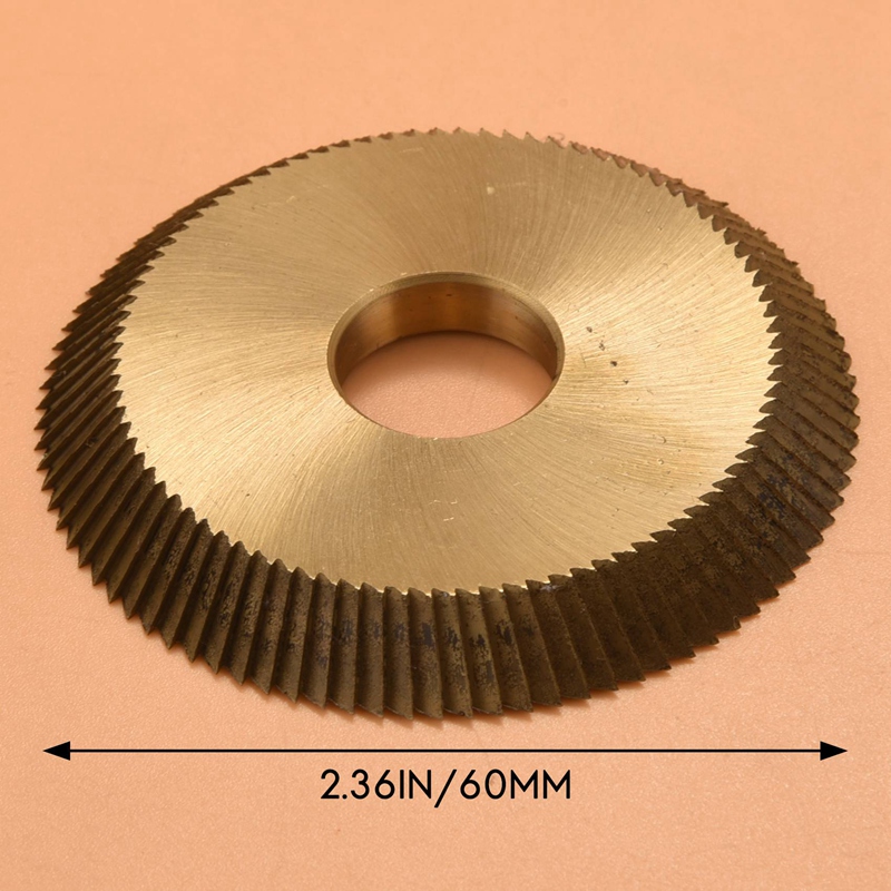 Titanium Plating 60X6X16mm Key Cutting Blade for All Horizontal Key Machine Disk Cutter