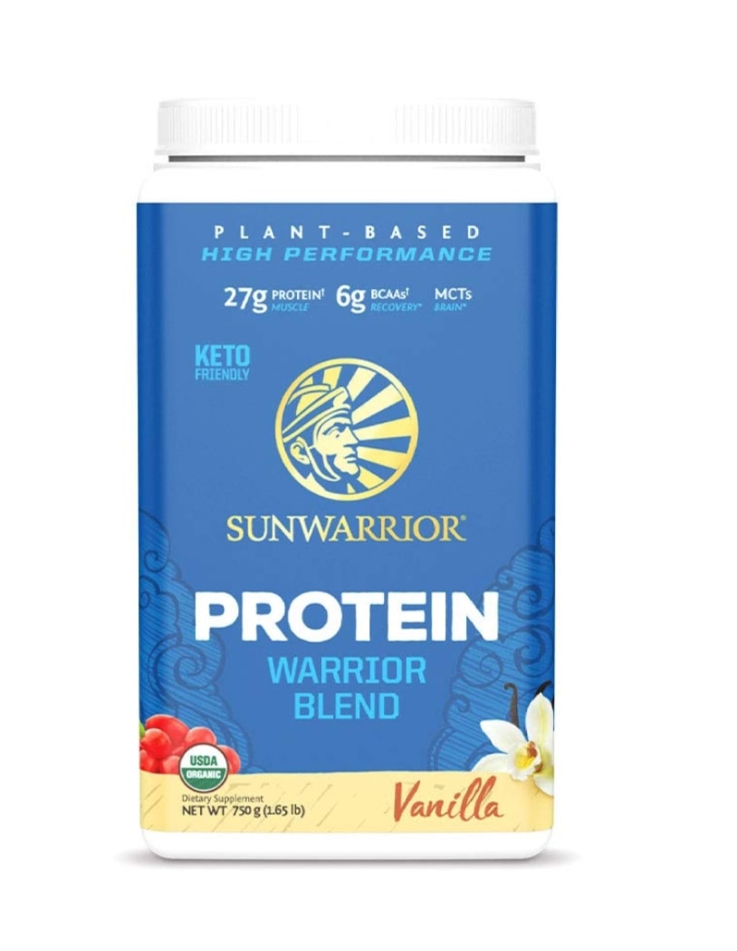 Bột Protein Thực Vật Hữu Cơ SunWarrior 750g. vị vani
