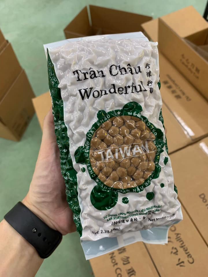 Trân châu đen Wonderful gói 1kg